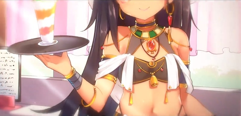 女神楽園のメイドバステトのイラスト