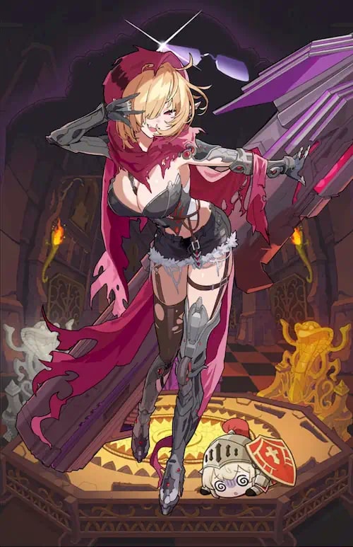 ガーディアンテイルズのアラべるの立ち絵