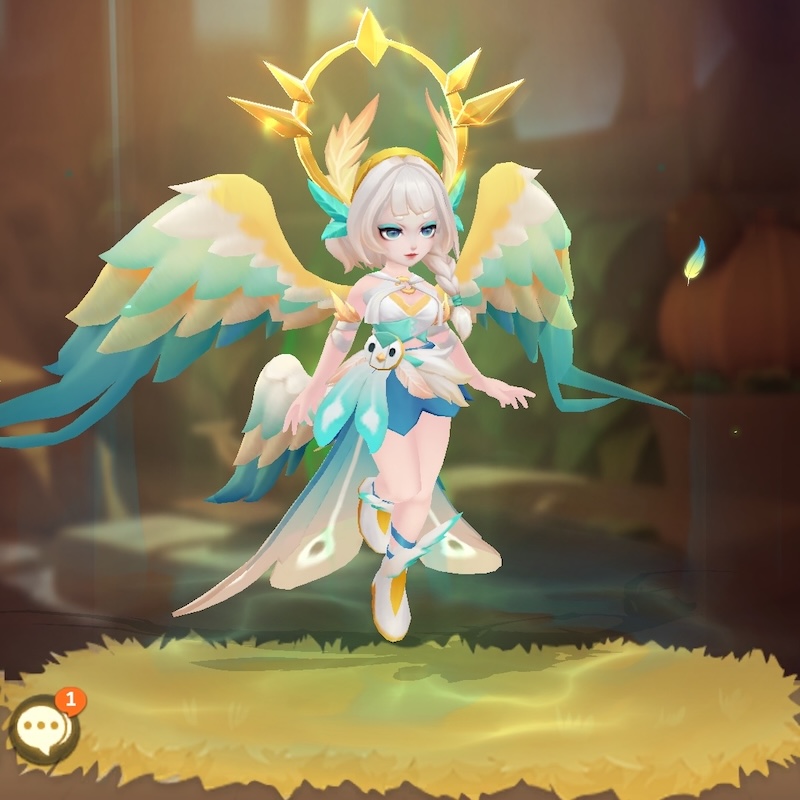 ウゴウゴーゴーの炎舞鳳の天使スキン