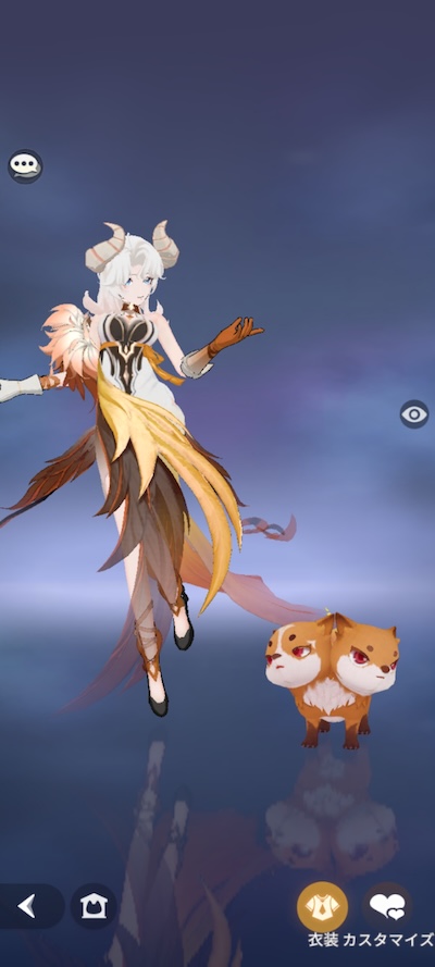 百花ランブルのリリスの特別衣装