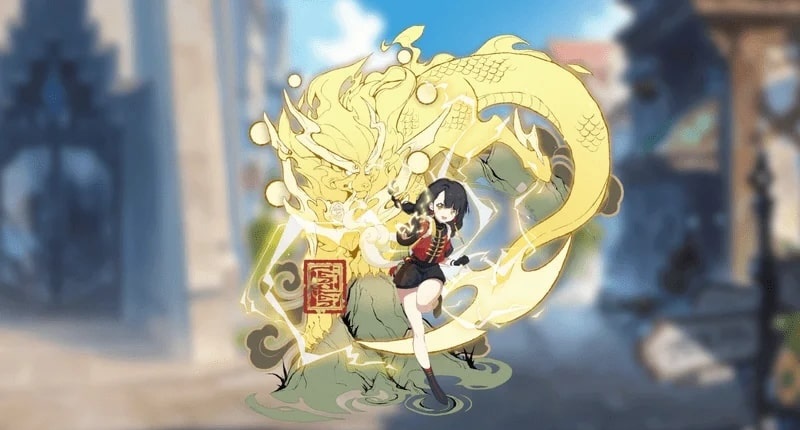 ステラソラのジンリンのランクアップ立ち絵