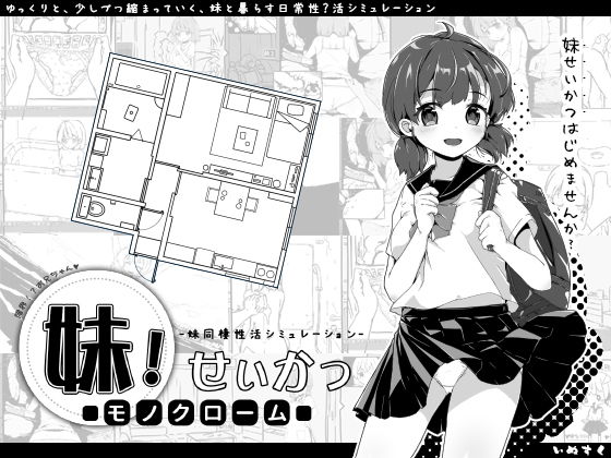 オナニーエロゲーおすすめ9位:妹!せいかつ〜モノクローム〜のパッケージ