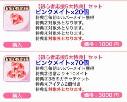 プラスメイト 課金要素について