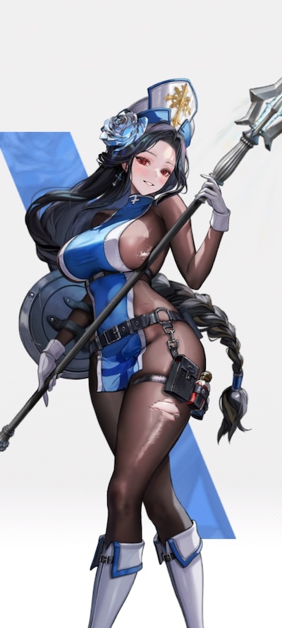 NIKKEのアイアンローズの立ち絵