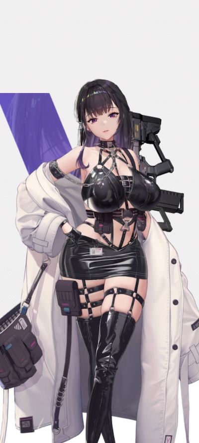 NIKKEのミハラの立ち絵