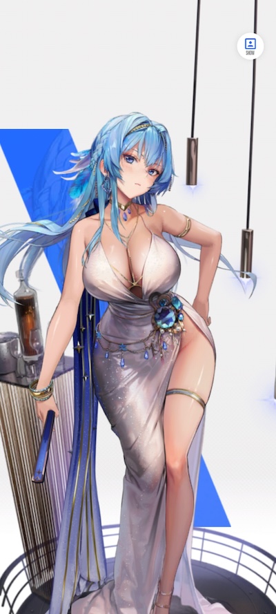 NIKKEのヘルムのドレス衣装