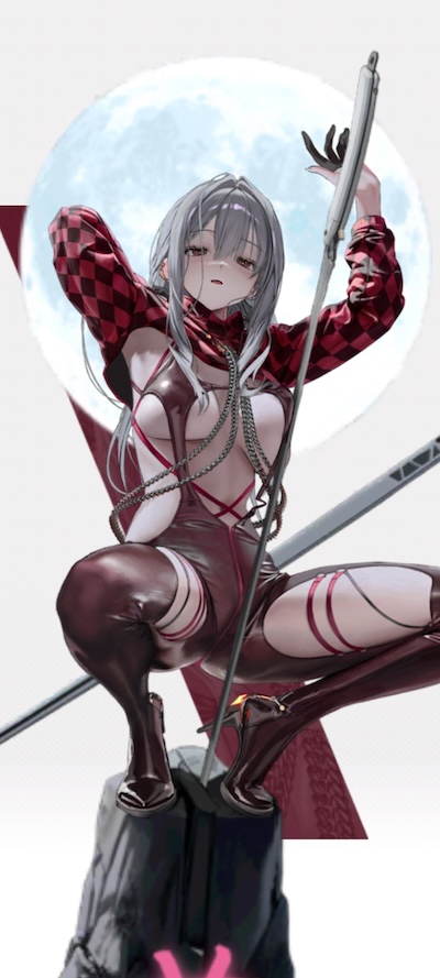 NIKKEの紅蓮の立ち絵