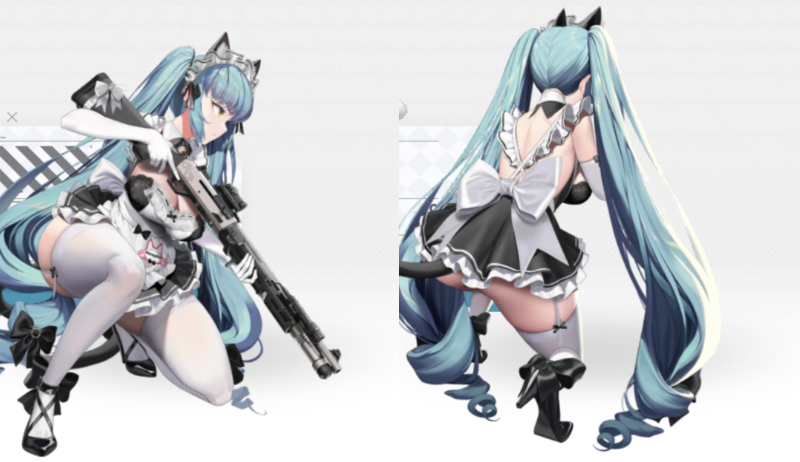 NIKKEのプリバティの後ろ姿