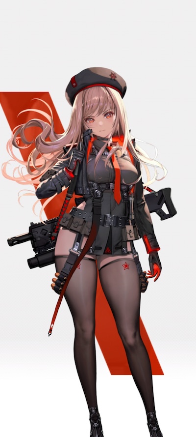 NIKKEのラピの立ち絵