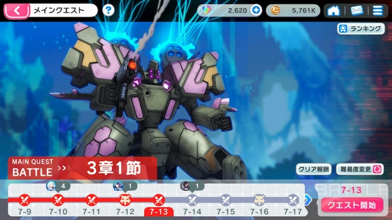 マブガルのメインクエスト