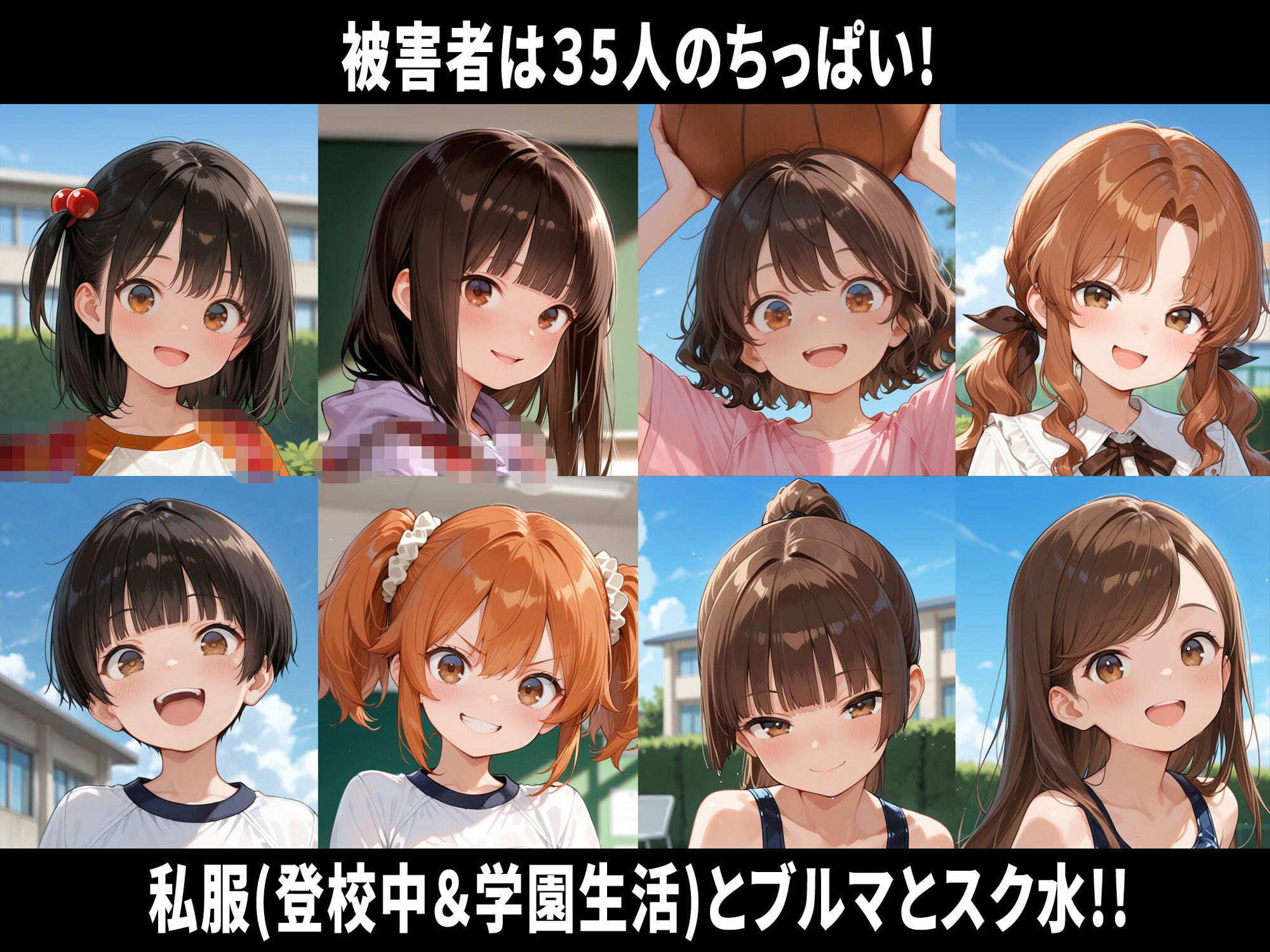 ちっぱい学園レ〇プ事件被害者録 即出し2コマ4