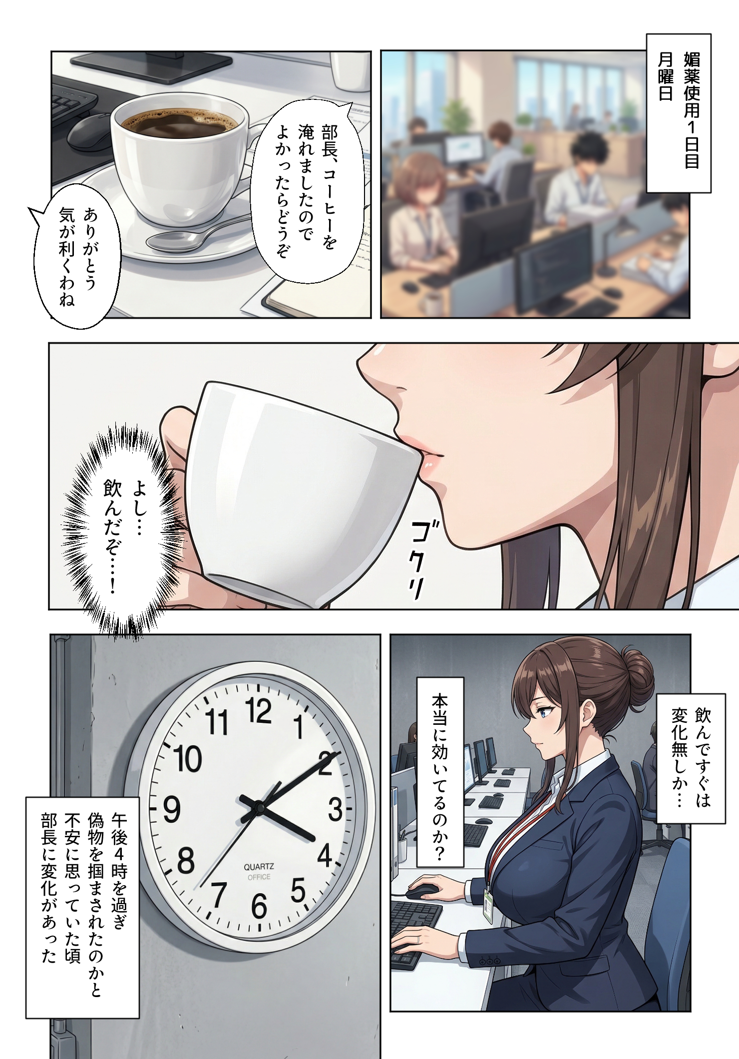 人妻女上司（39）に毎日一滴だけ媚薬を盛ってみた3