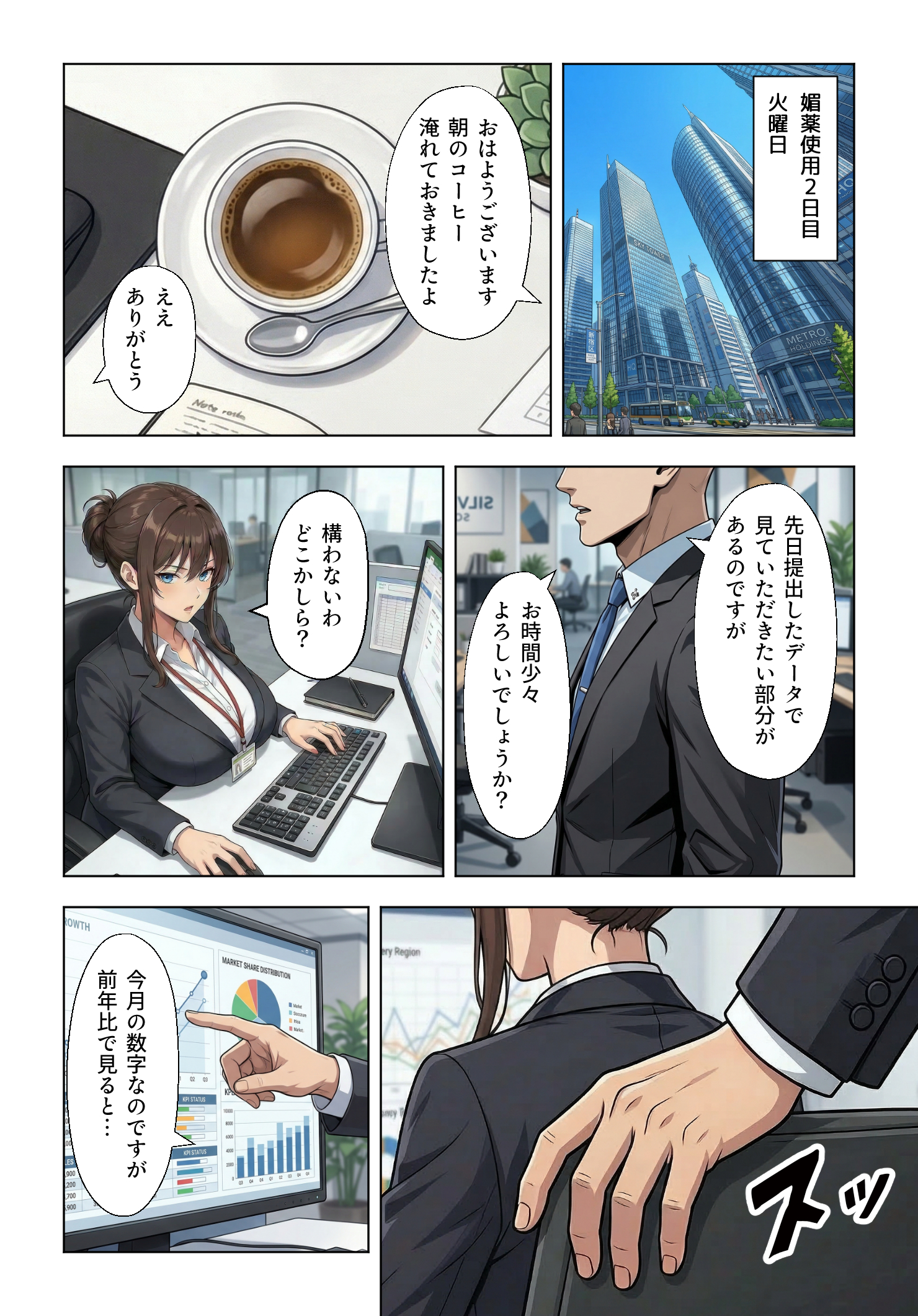 人妻女上司（39）に毎日一滴だけ媚薬を盛ってみた5