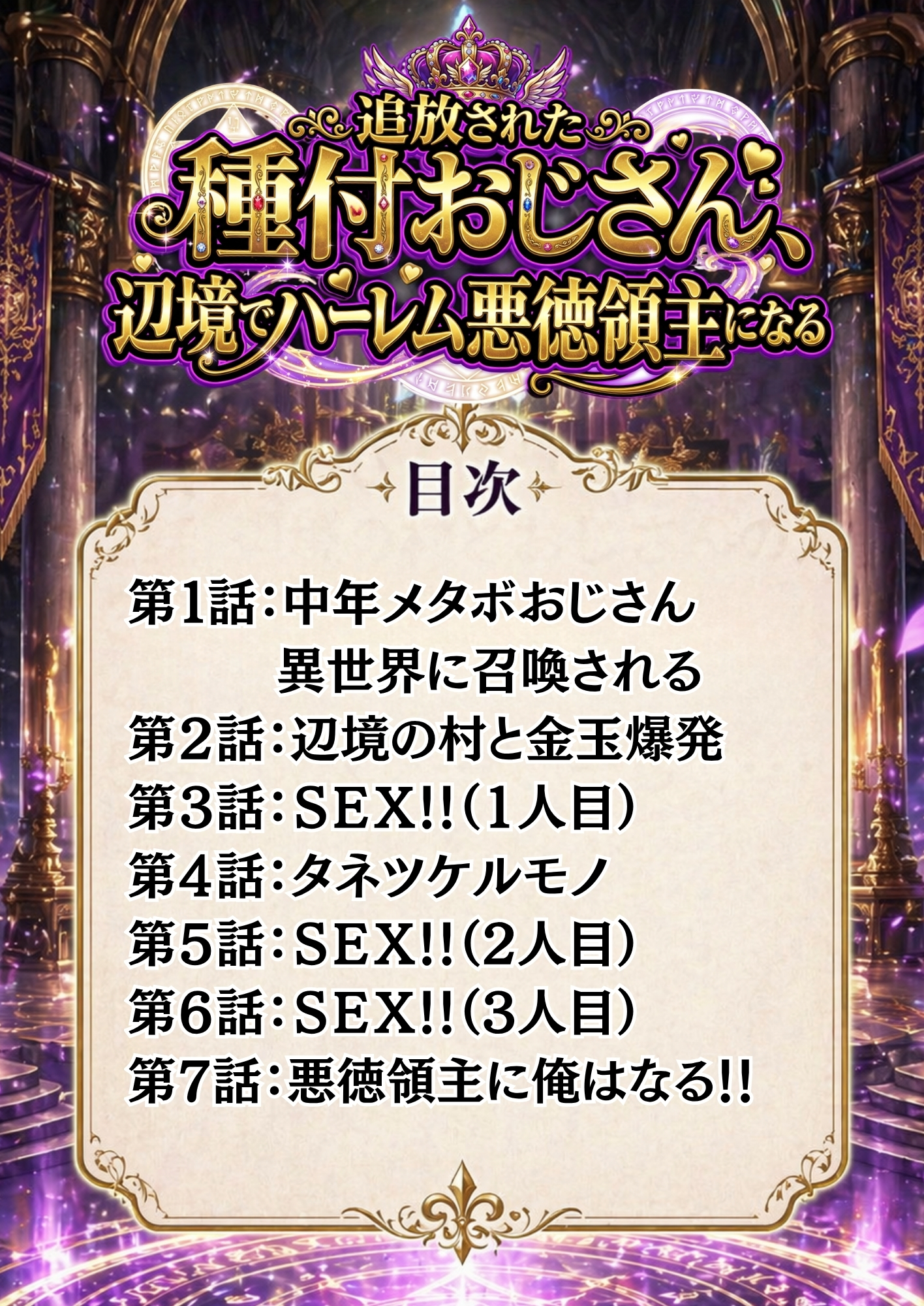 【異世界召喚】追放された種付けおじさん、辺境でハーレム悪徳領主になる13