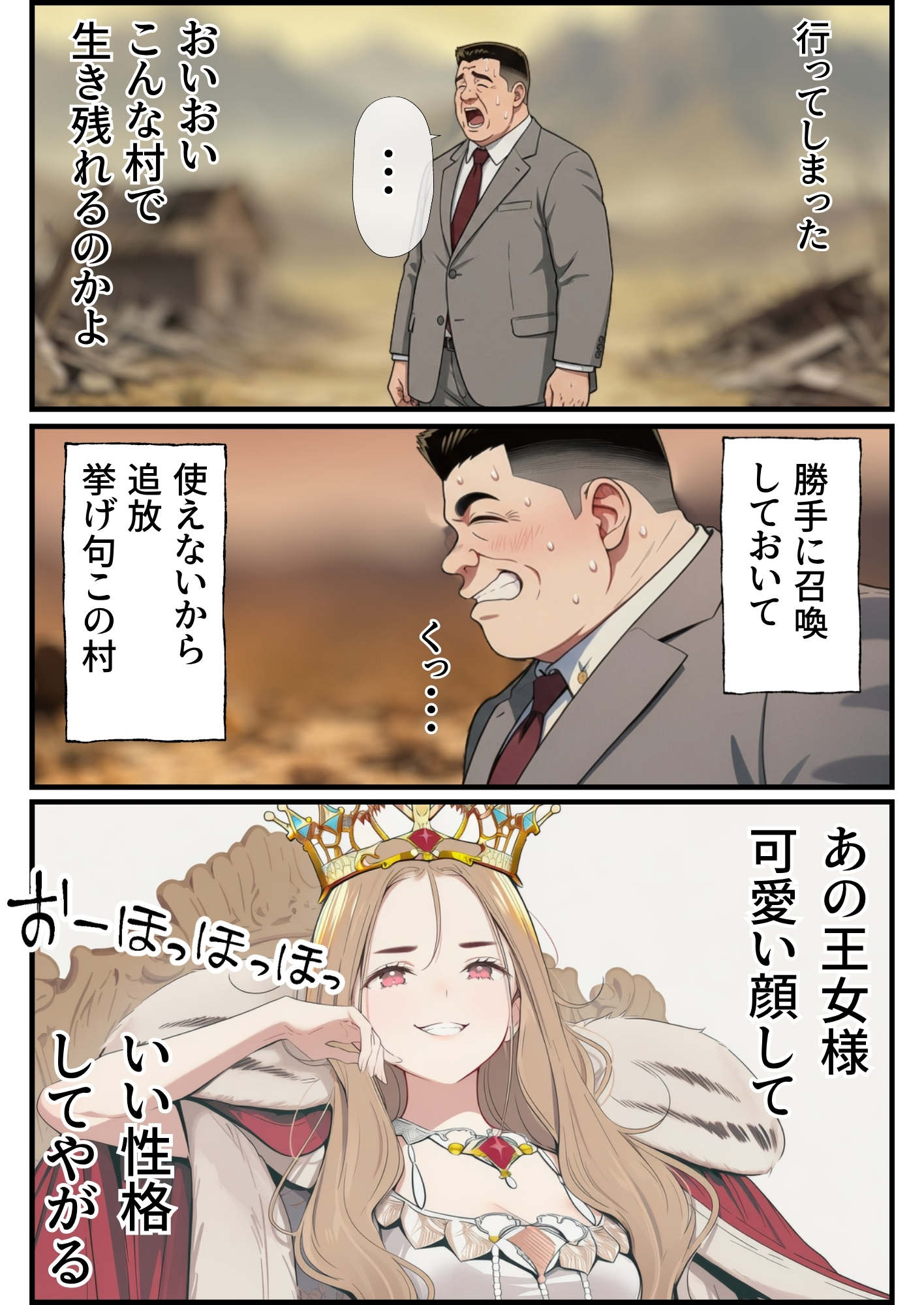 【異世界召喚】追放された種付けおじさん、辺境でハーレム悪徳領主になる35