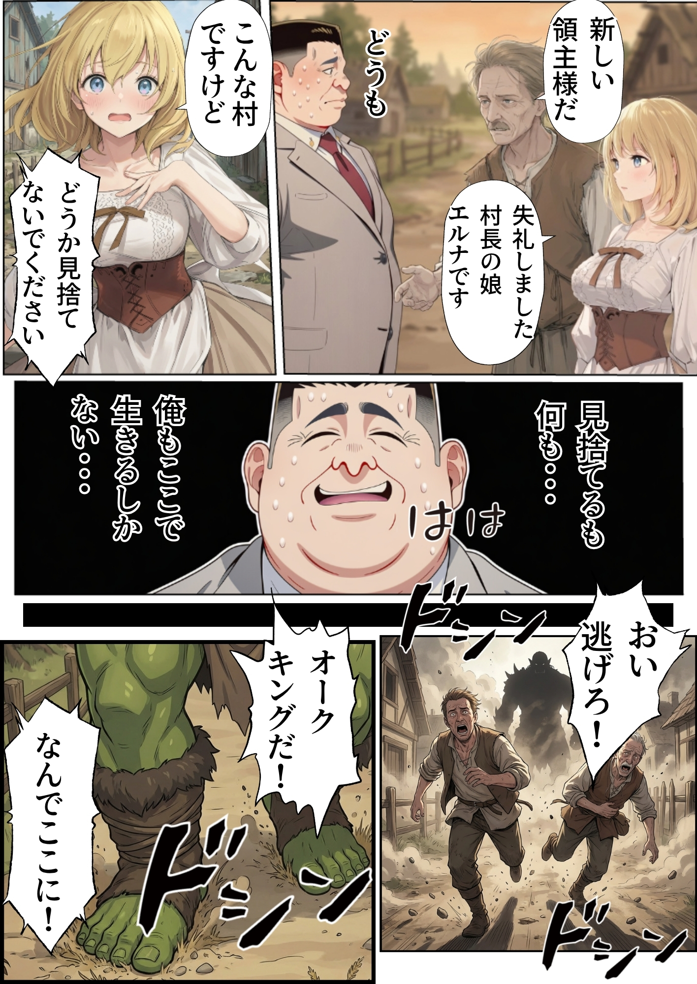 【異世界召喚】追放された種付けおじさん、辺境でハーレム悪徳領主になる39