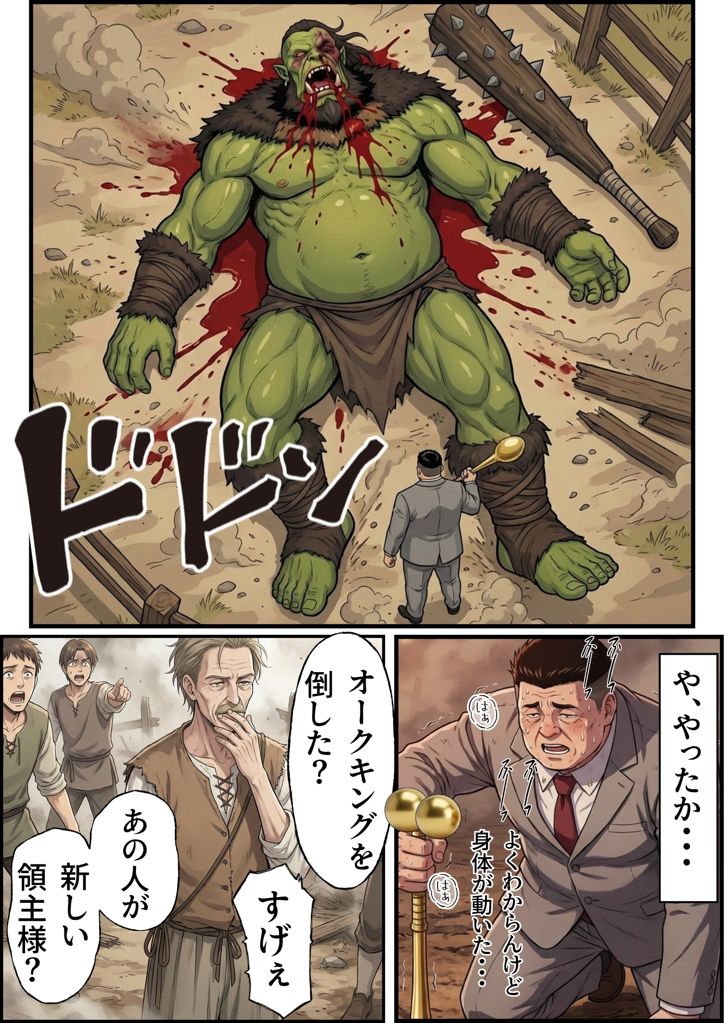 【異世界召喚】追放された種付けおじさん、辺境でハーレム悪徳領主になる51