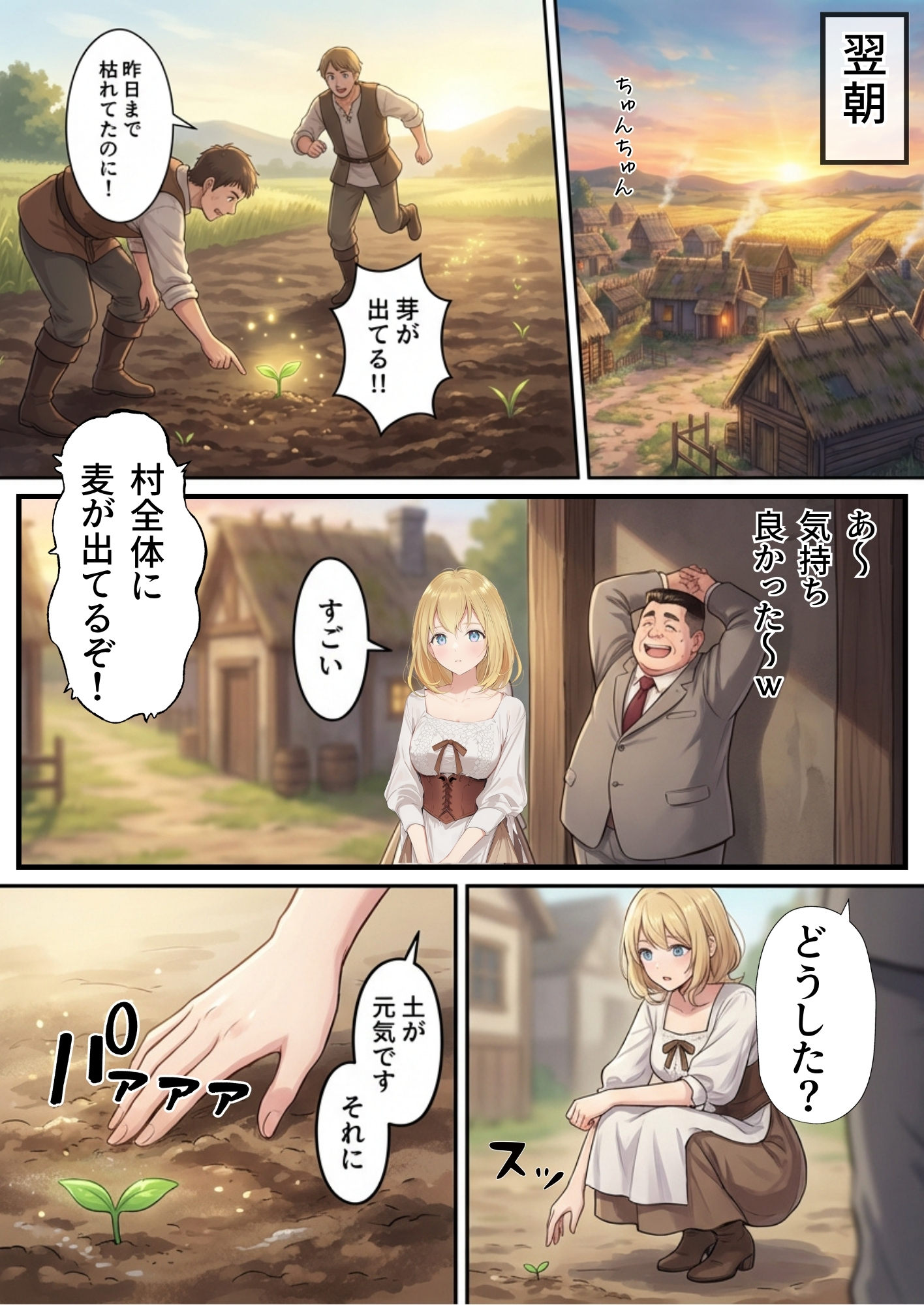 【異世界召喚】追放された種付けおじさん、辺境でハーレム悪徳領主になる83