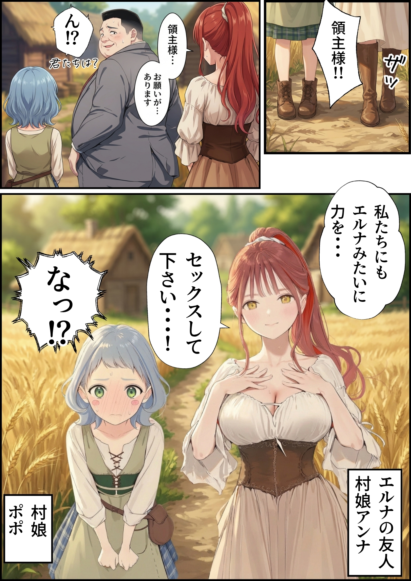 【異世界召喚】追放された種付けおじさん、辺境でハーレム悪徳領主になる87