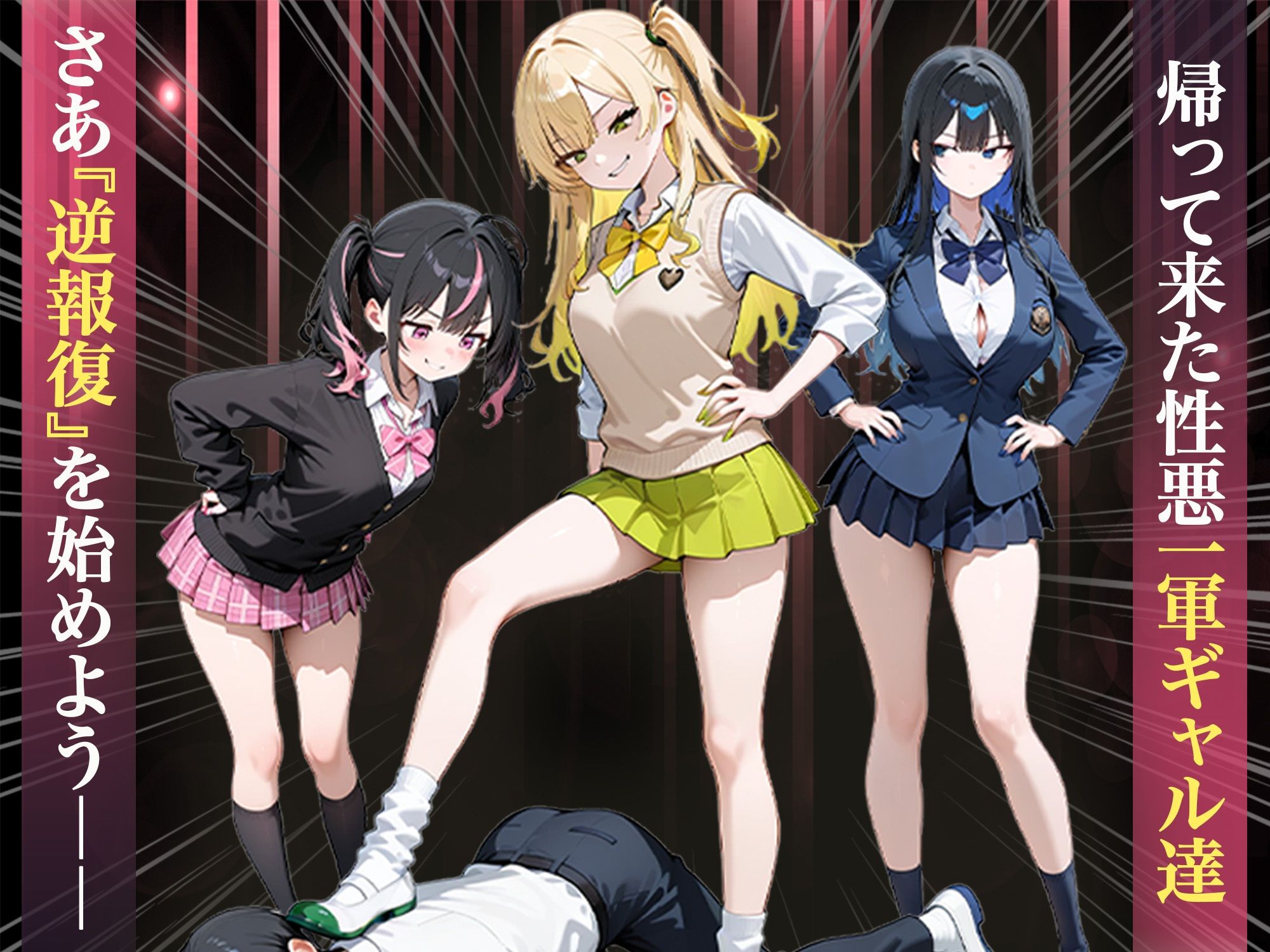 いじめられていた陰キャのボクが1軍ギャル達に中出し報復する話 〜メス堕ちリバース2