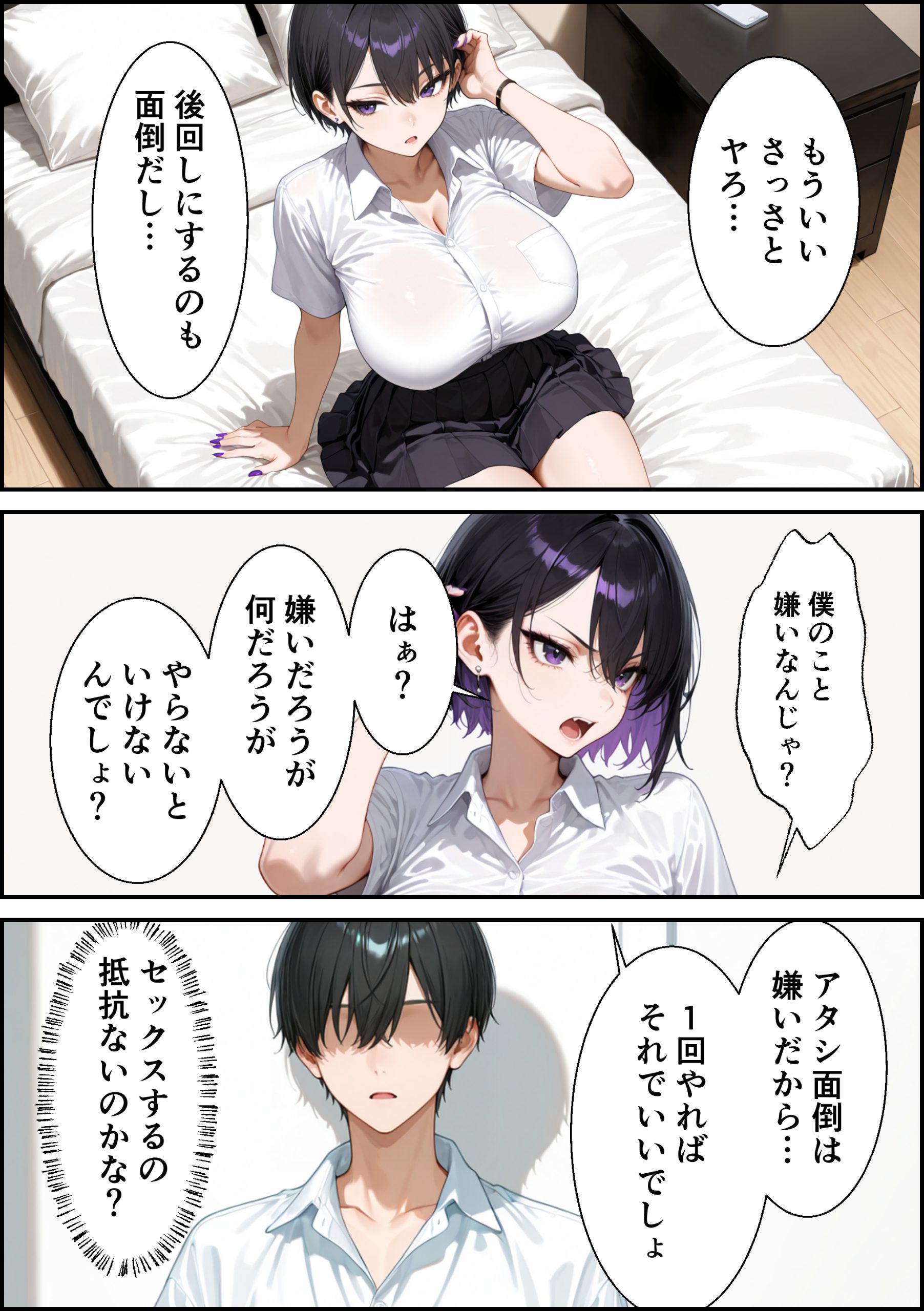 常識改変AIマッチング毒舌クールギャルをメス堕ちさせた話24