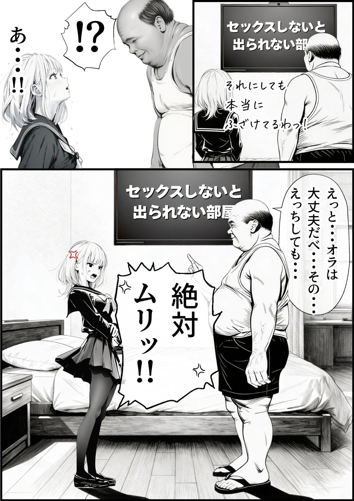 セックスしないと出られない部屋に親友のパパと閉じ込められたんですけど〜！？3
