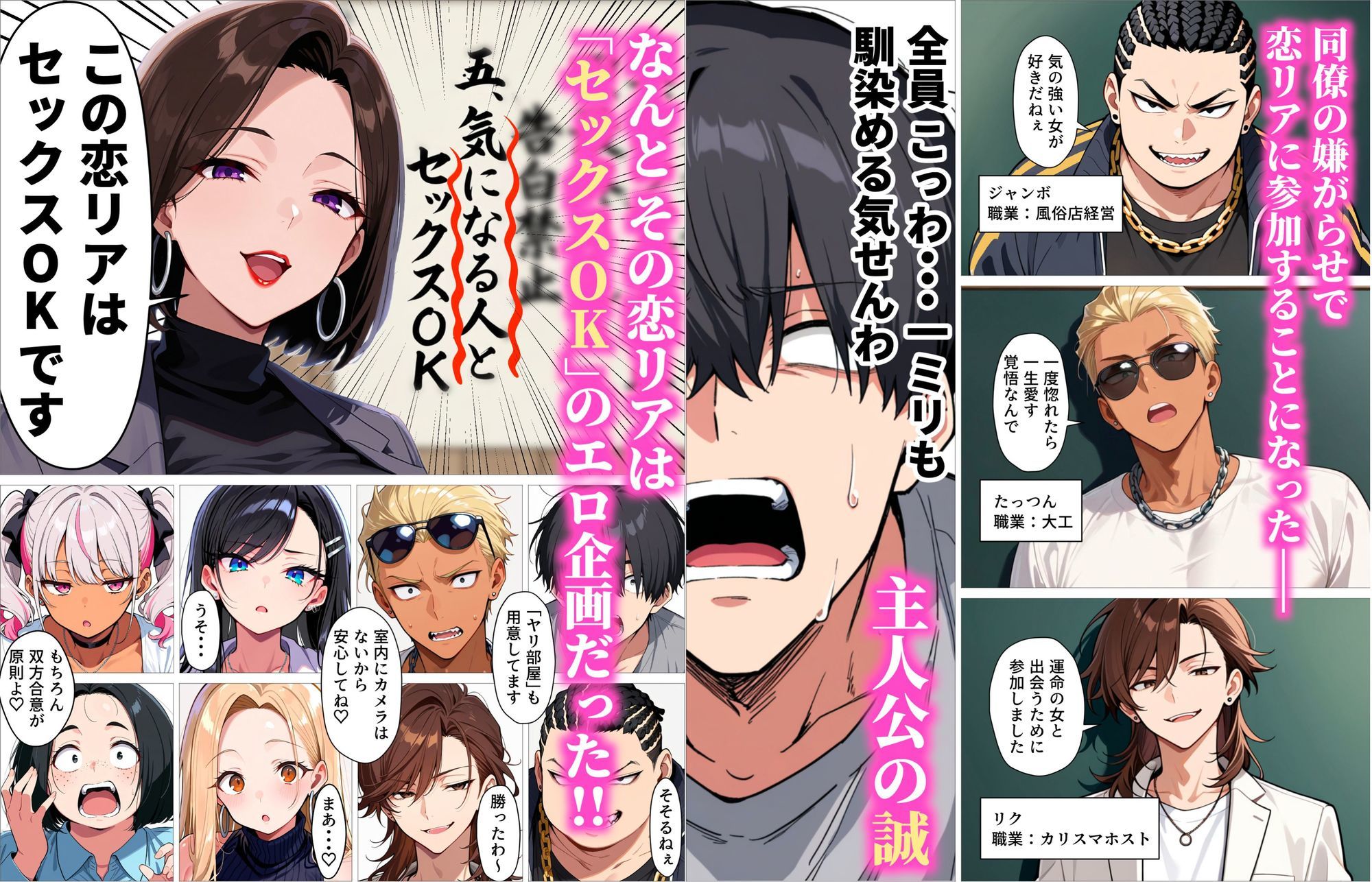 ギャル上等〜「セックスOK」の恋愛リアリティーショーで童貞が巨根無双する話〜4