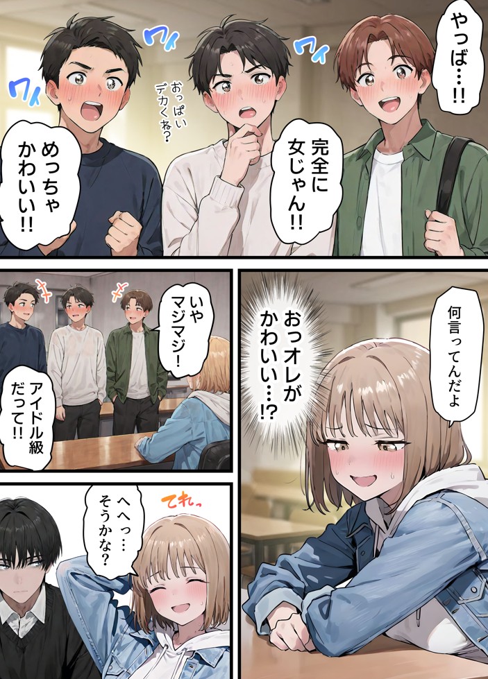 女体化したオレが親友の裏切りレ●プでメス堕ち〜本能むき出しの濃厚セックスで親友が恋人になるまで21