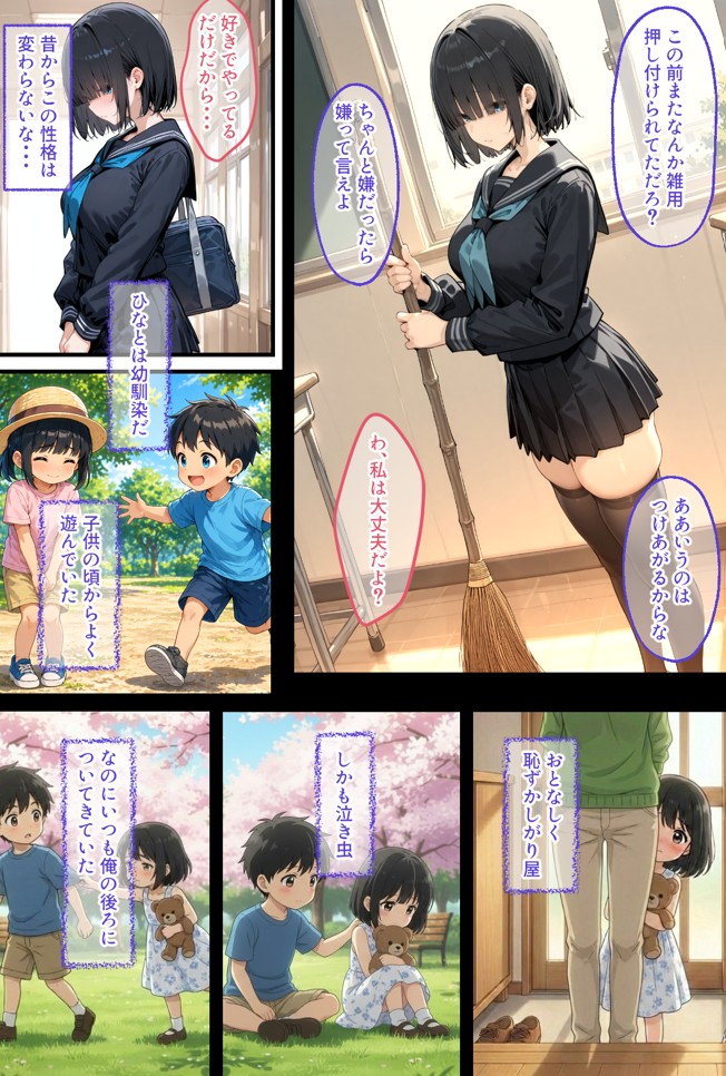 気弱な幼馴染は簡単に寝取られる14