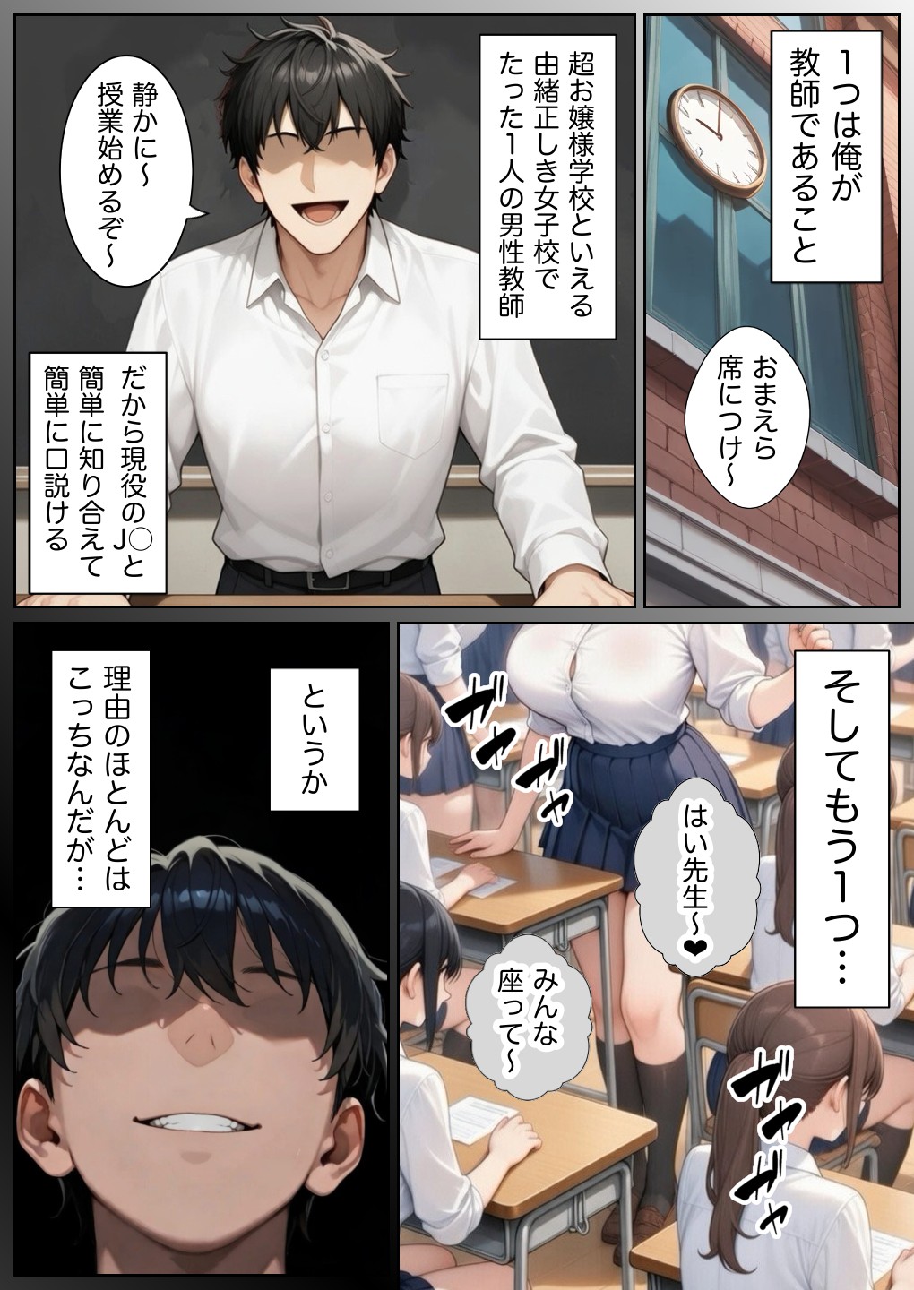 俺しか勃起できない世界 〜Mカップパワハラ女上司＆Lカップ保健教師生オナホ化〜18