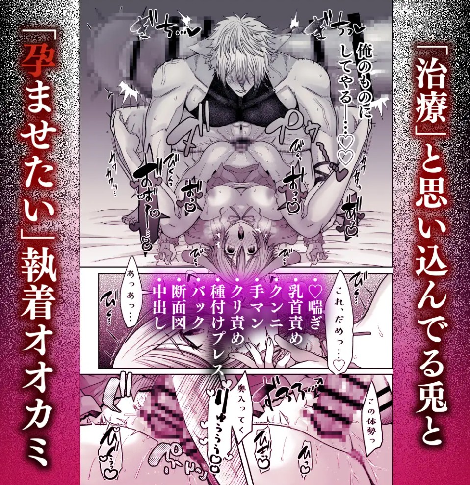 劣情狼と発情うさぎ ─治療という名の強○孕ませセックス─2