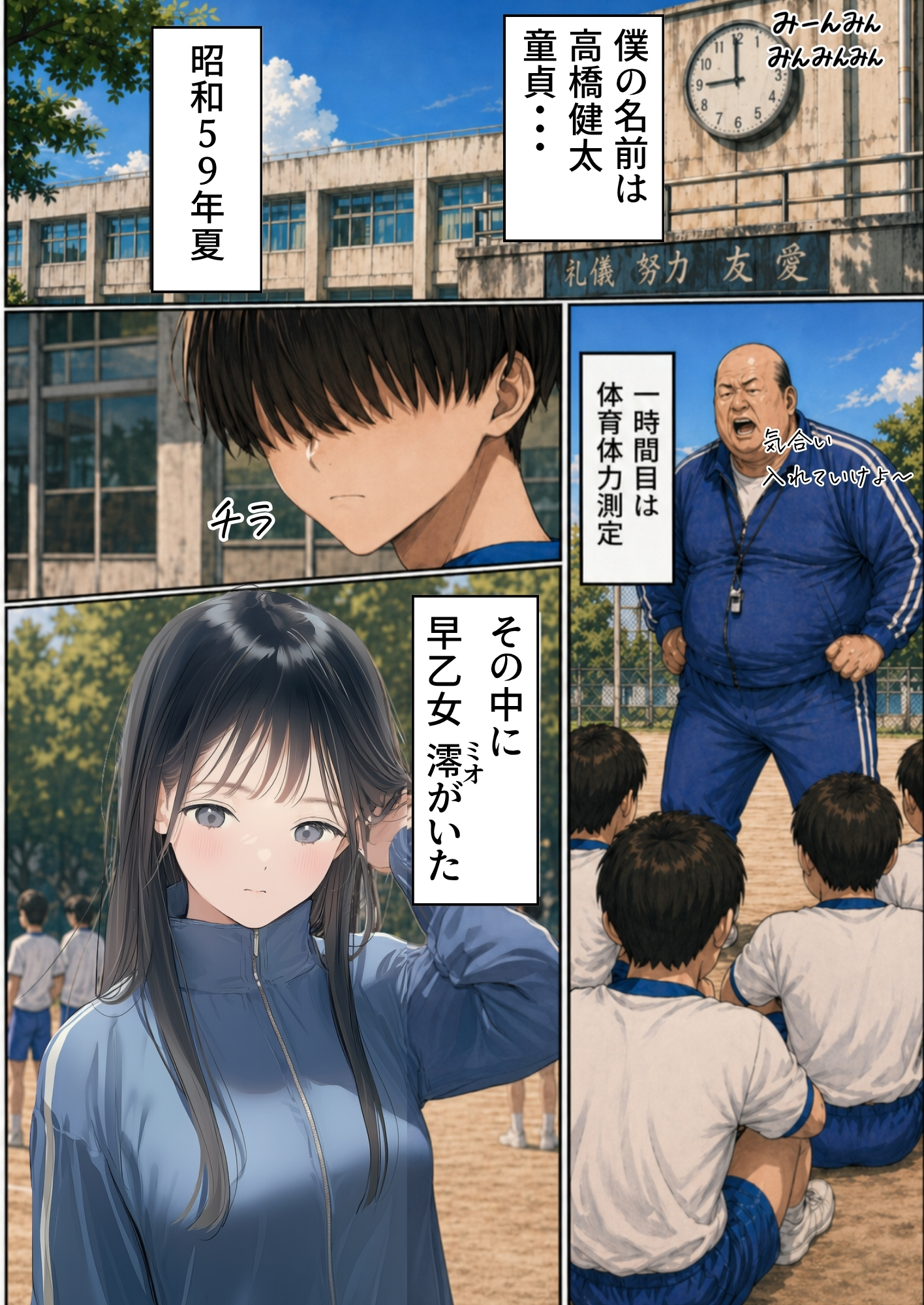 【昭和編】想いを寄せていたクラスメイトが中年メタボ教師（BMI40）と肉体関係だった件15