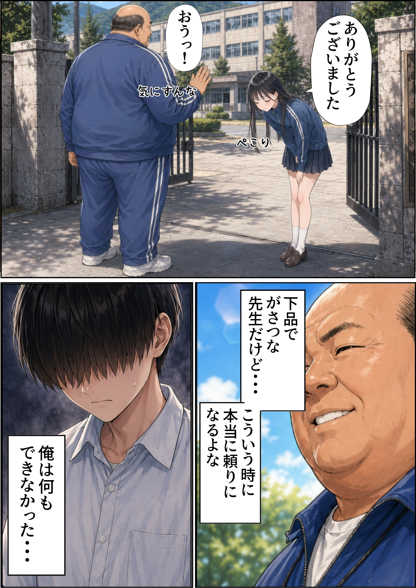 【昭和編】想いを寄せていたクラスメイトが中年メタボ教師（BMI40）と肉体関係だった件30