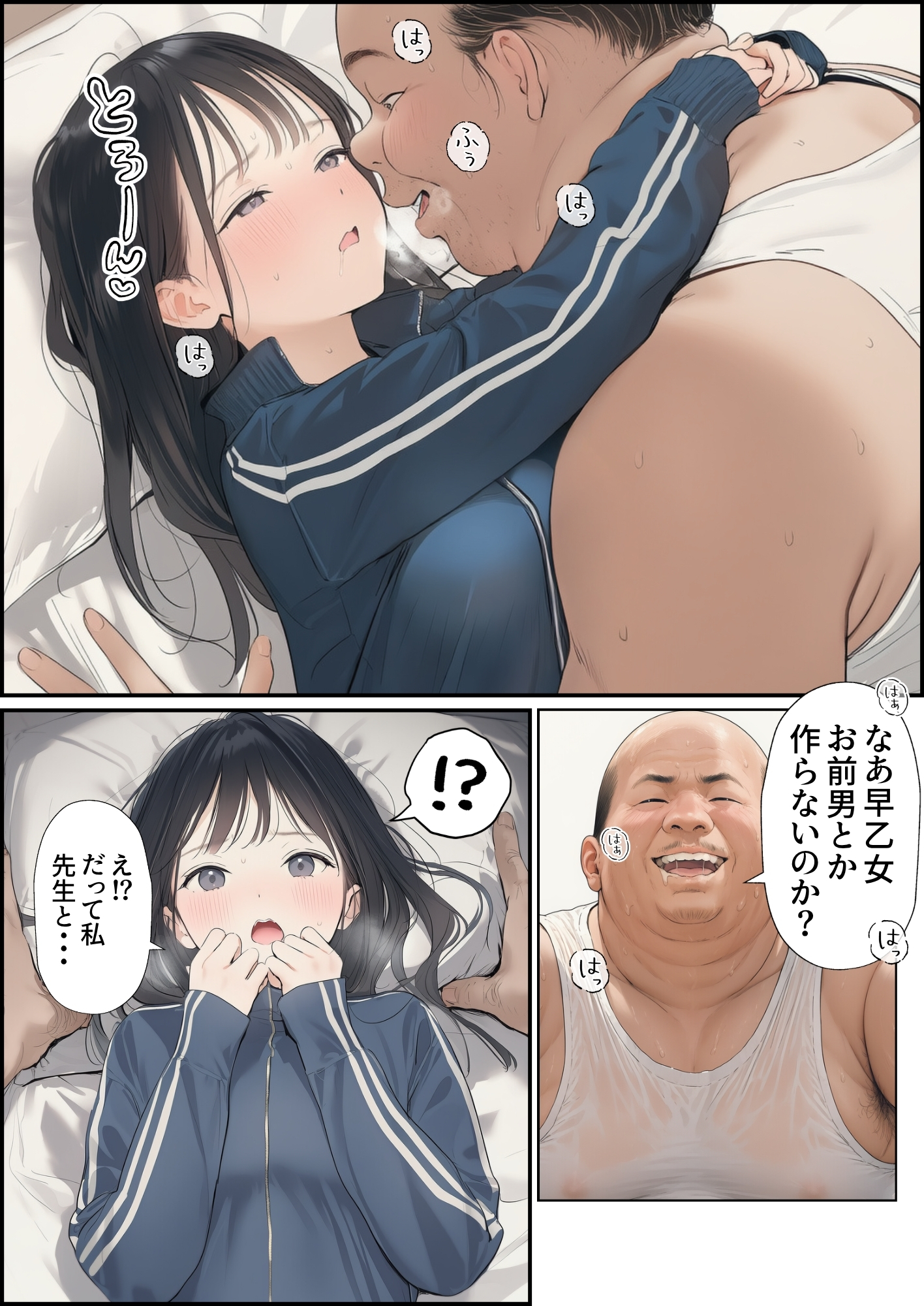 【昭和編】想いを寄せていたクラスメイトが中年メタボ教師（BMI40）と肉体関係だった件47