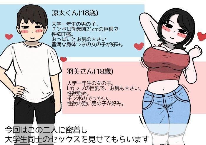 学生カップルのセックスと妊娠 - 気持ちよすぎて赤ちゃんができちゃった涼太くん（18歳）と羽美さん（18歳）2
