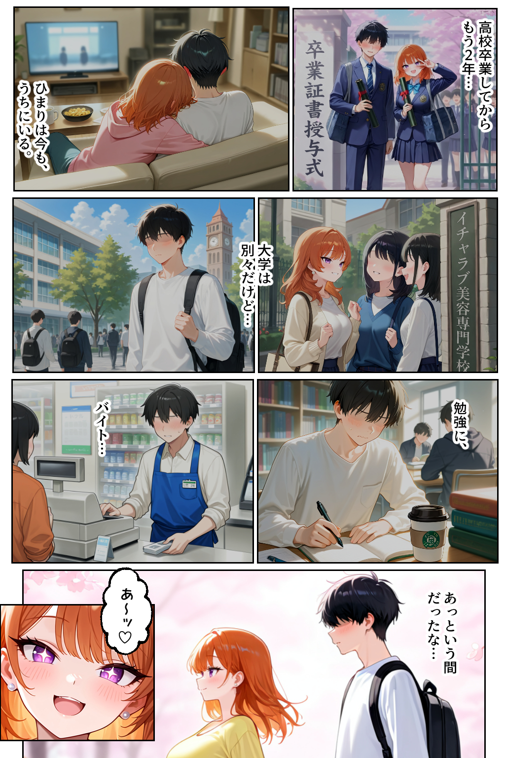 家出してきたクラスの人気ギャルが彼女になったら嫁になるまで何度も中出しHさせてくれた話14