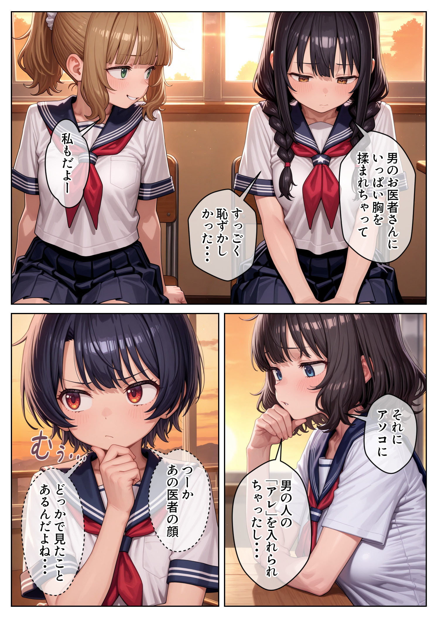 妹のクラスの身体検査に潜入してみた211