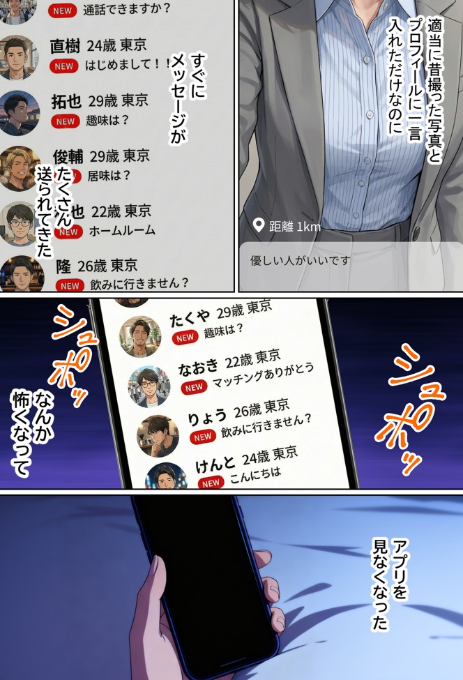 【実話】都合のいい女だったOL（23）がモラハラ彼氏から卒業して、マチアプで本命男を掴むまでwww33