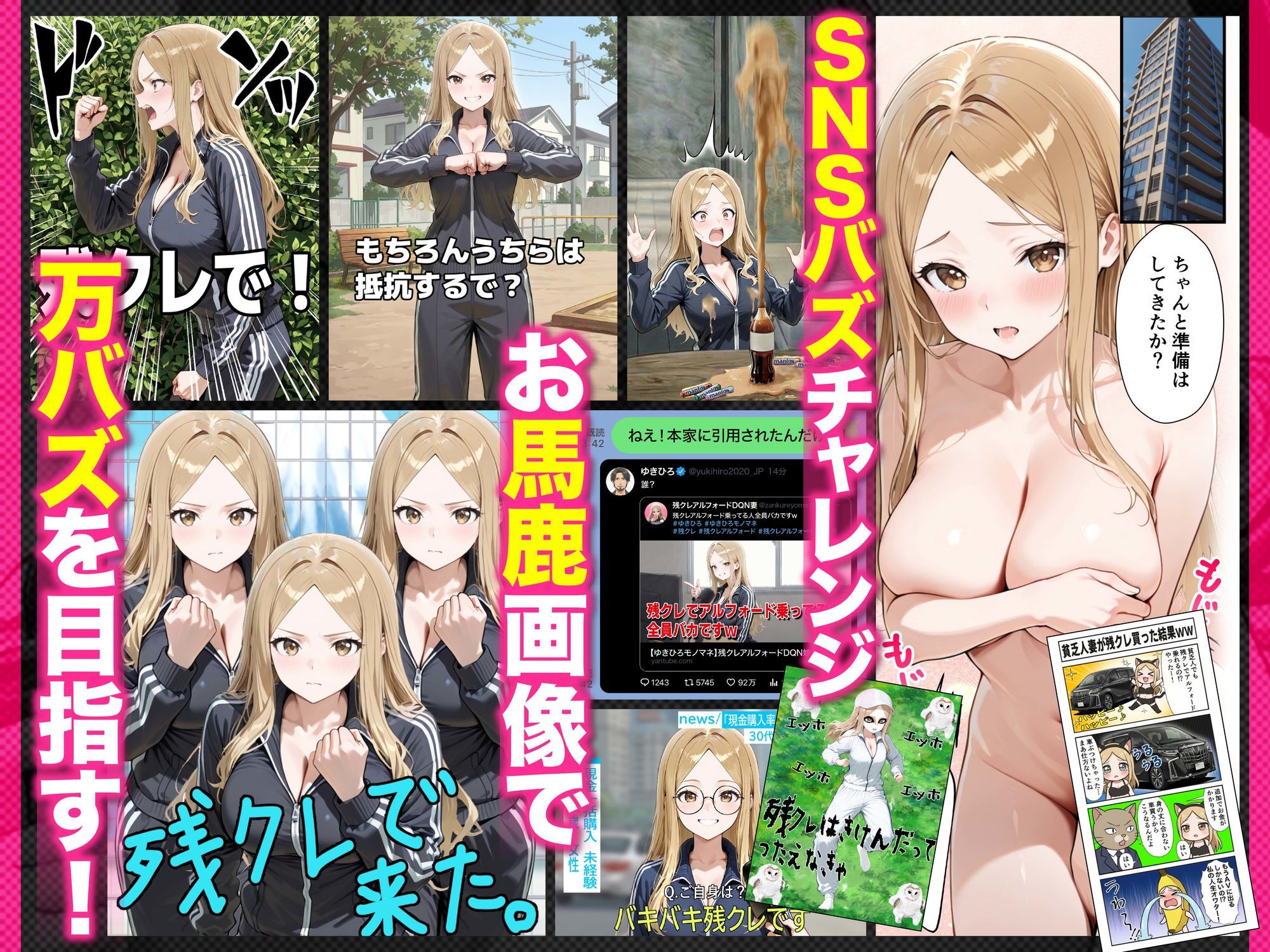 残クレアルフォード元ヤン人妻（32歳3人子持ちママ）NTR PART3（SNSバズチャレンジ編）8