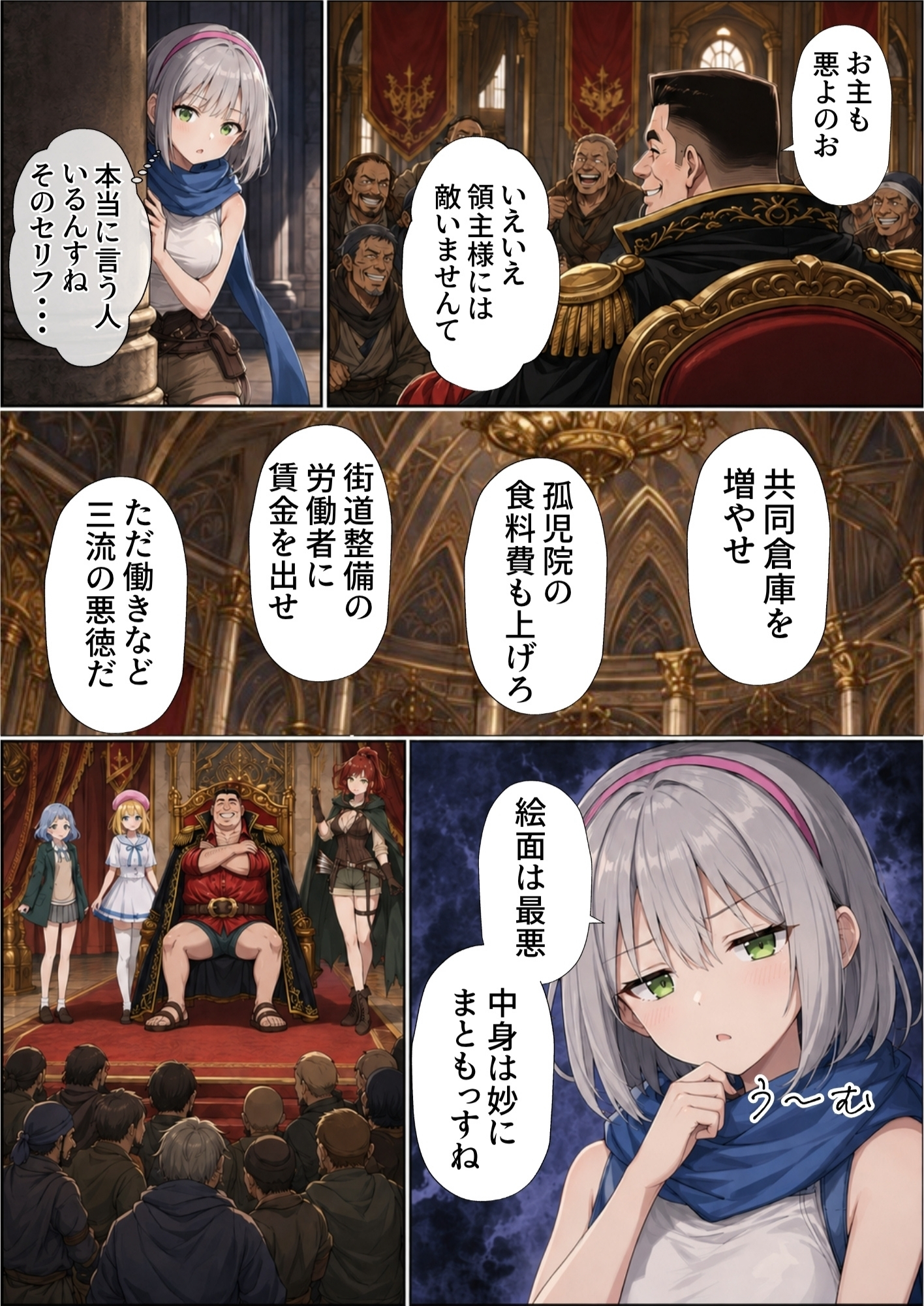 【銀髪の賞金稼ぎ編】追放された種付けおじさん、辺境でハーレム悪徳領主になる第2巻41
