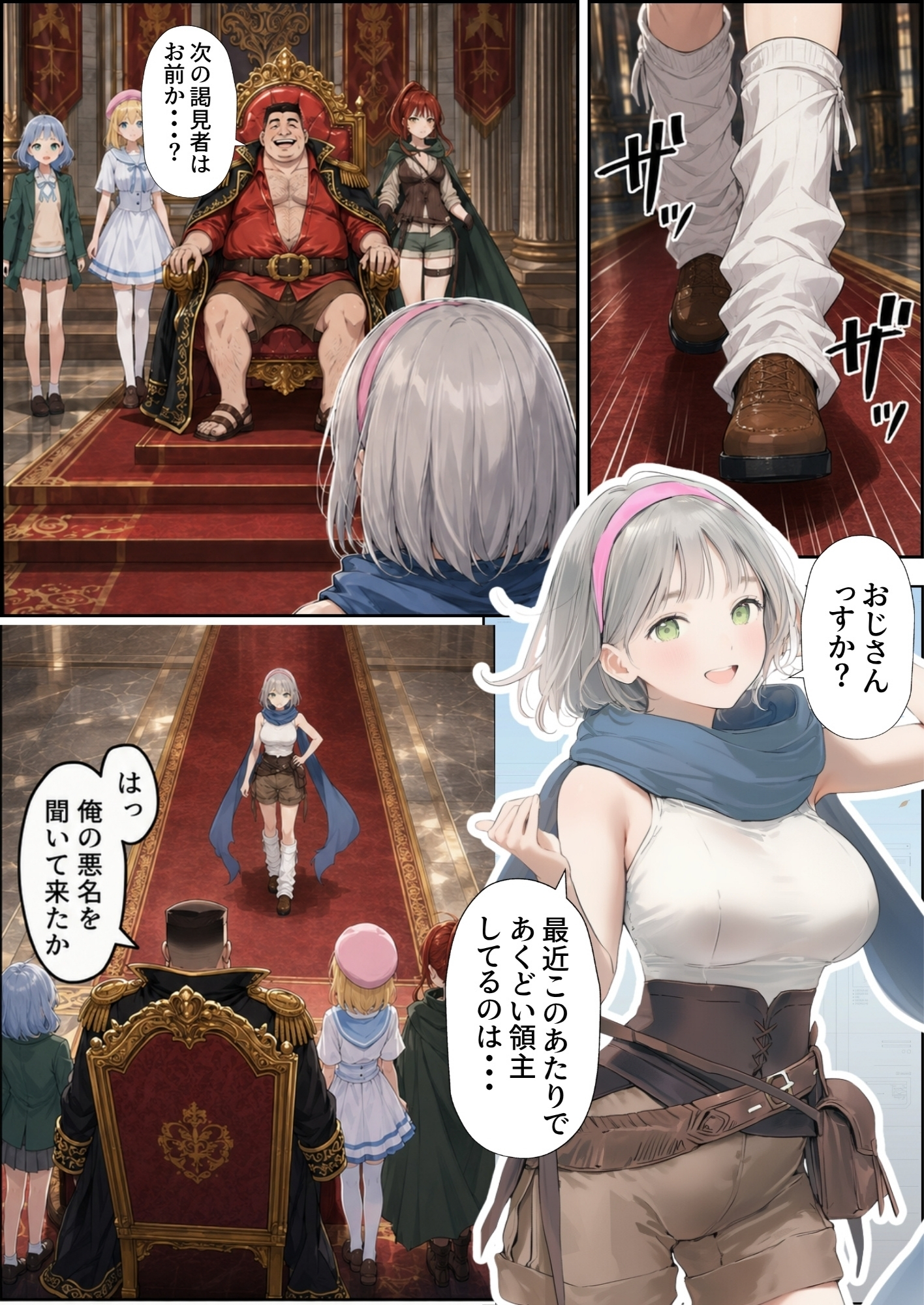 【銀髪の賞金稼ぎ編】追放された種付けおじさん、辺境でハーレム悪徳領主になる第2巻42