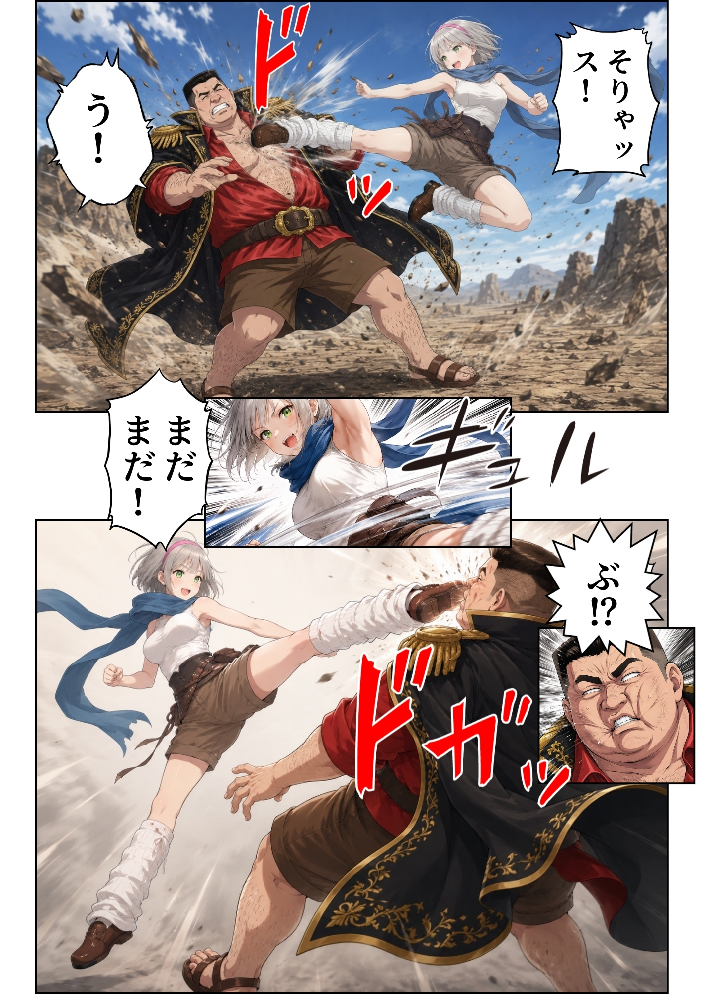 【銀髪の賞金稼ぎ編】追放された種付けおじさん、辺境でハーレム悪徳領主になる第2巻70