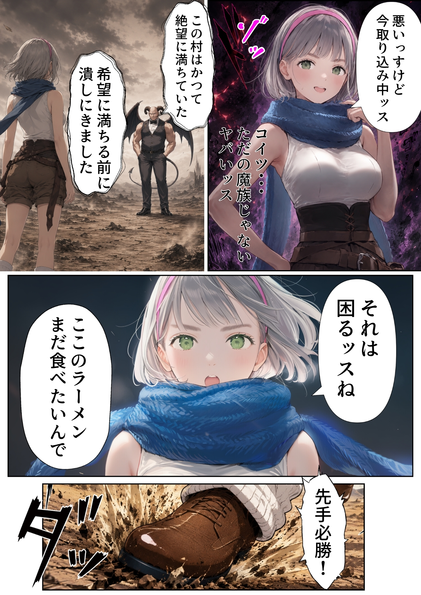 【銀髪の賞金稼ぎ編】追放された種付けおじさん、辺境でハーレム悪徳領主になる第2巻82