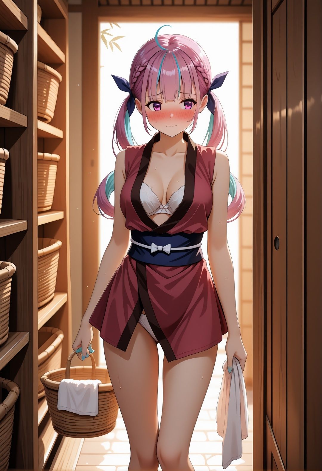 湊あ〇あ温泉凌●パロディ！VTuber美少女が湯船拘束輪●でアヘ顔絶頂ぶっかけ乱れまくりCG集11