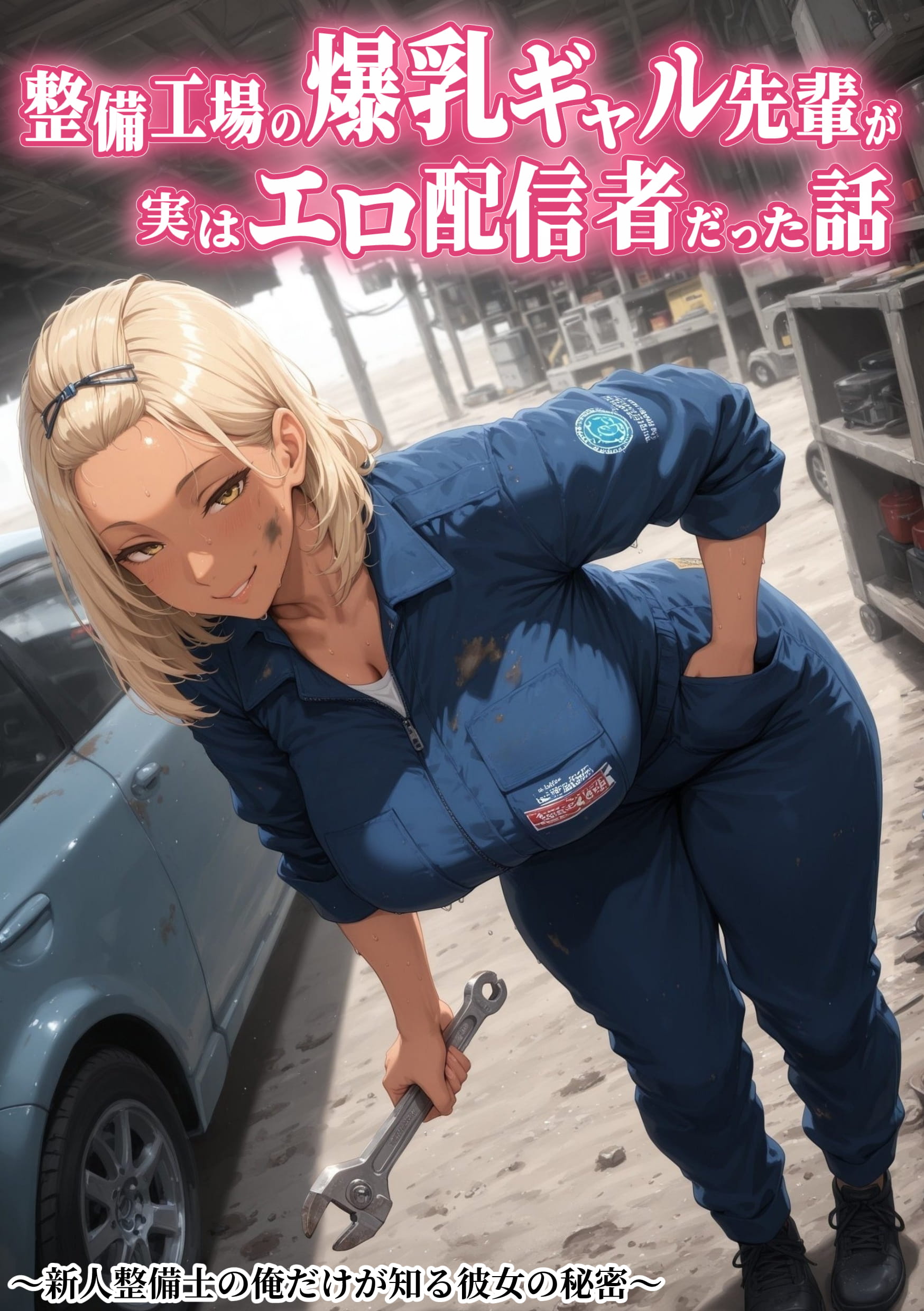 整備工場の爆乳ギャル先輩が実はエロ配信者だった話 〜新人整備士の俺だけが知る彼女の秘密〜14