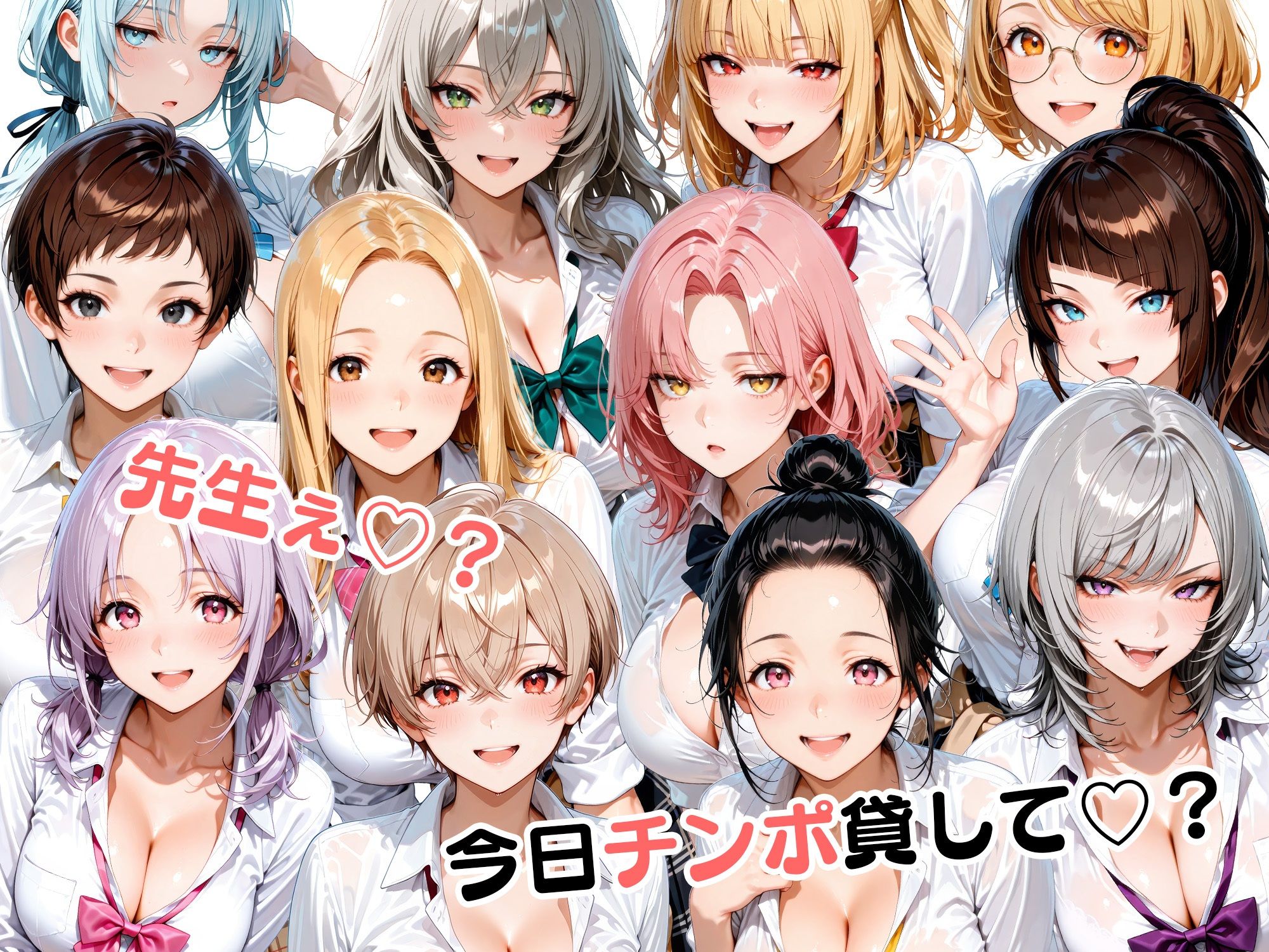 12人の生意気なギャル生徒に都合のいいチンポとして扱われる日々11
