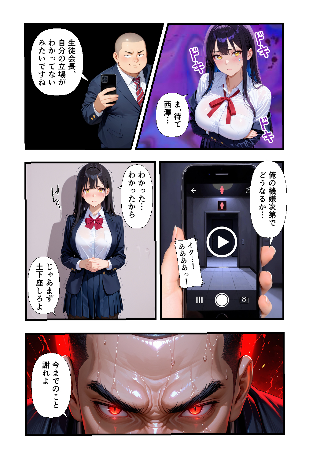 いじめっ子生徒会長 復讐NTR調教 〜弱みを握られて言いなりに〜18