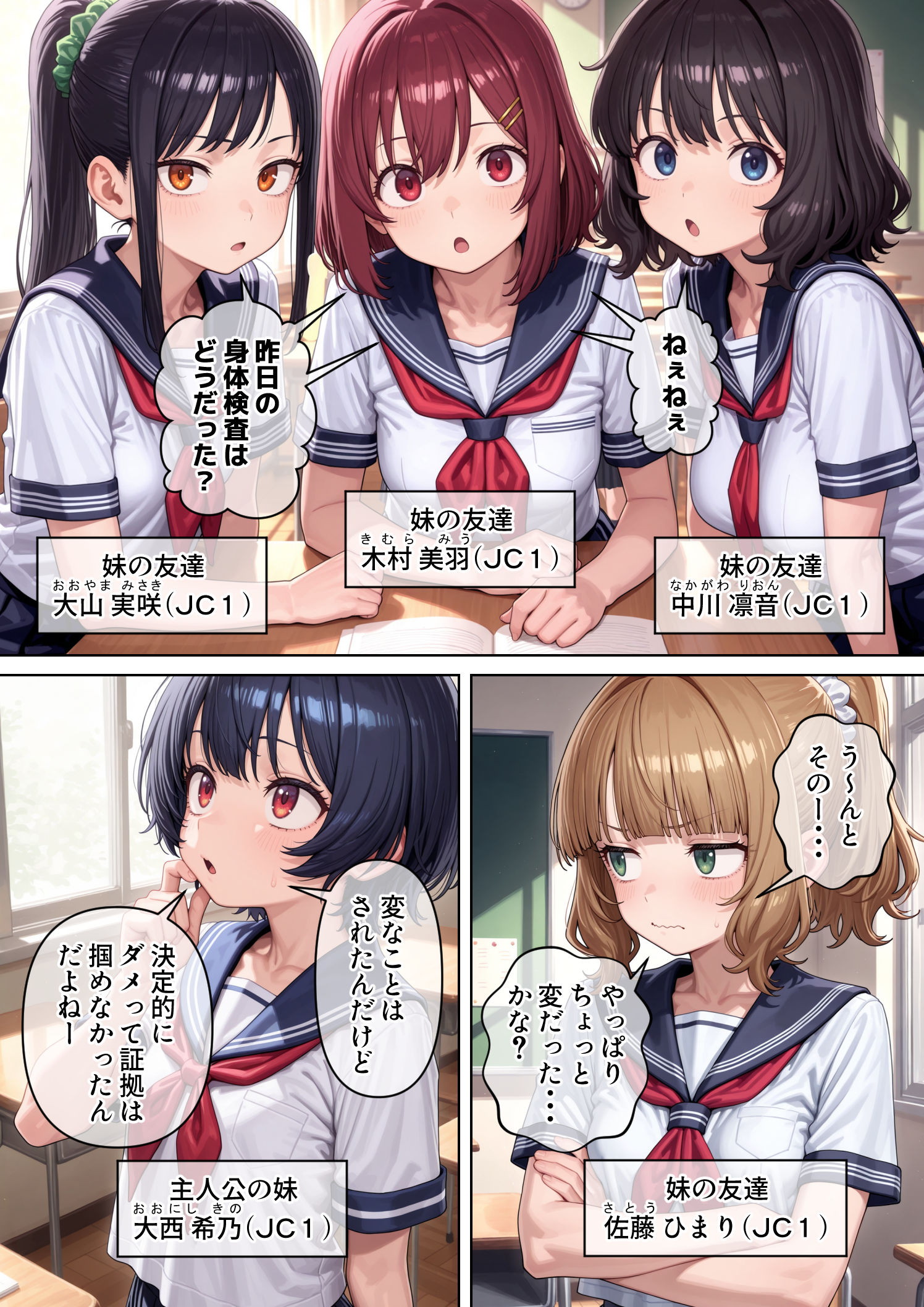 妹のクラスの身体検査に潜入してみた37