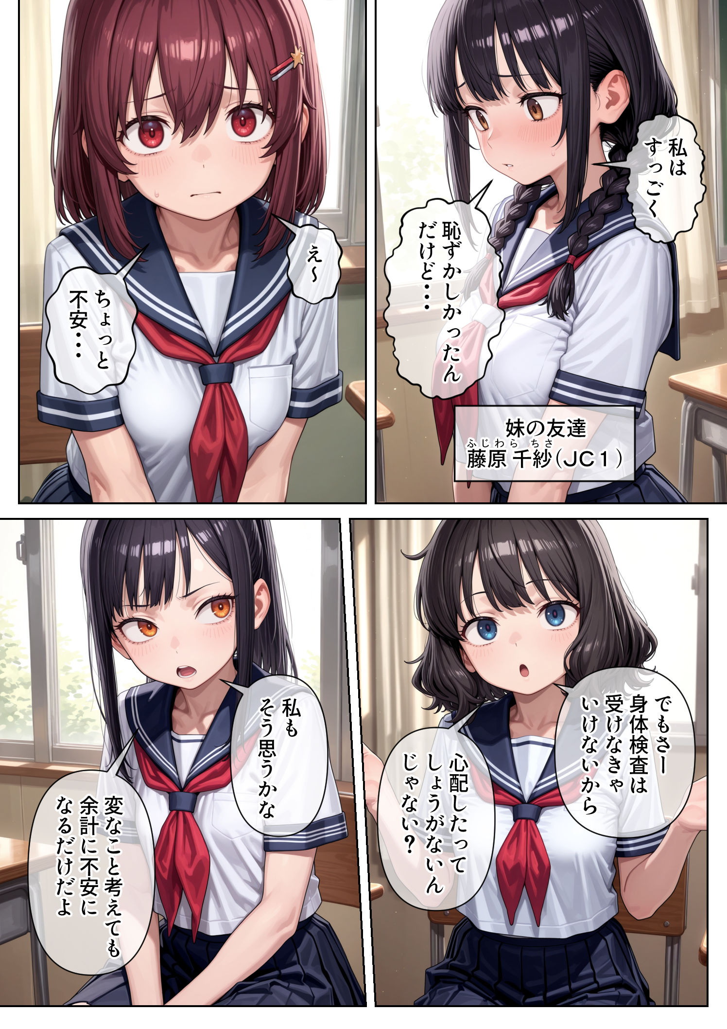 妹のクラスの身体検査に潜入してみた38
