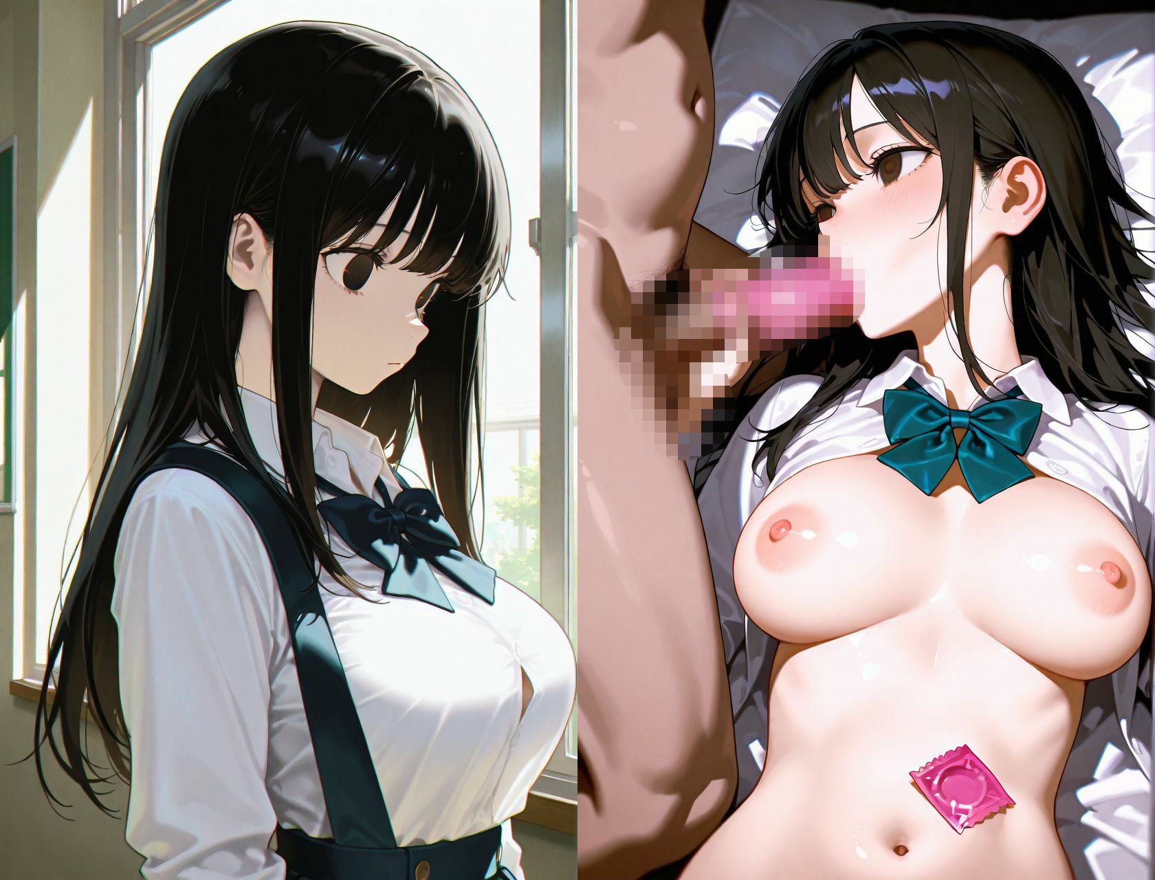 巨乳の清楚系女子校生 学校のマドンナ達の胸を貪りまくる2